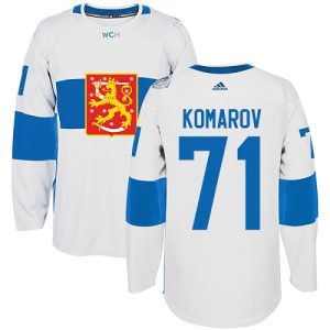 Herren Team Finland #71 Leo Komarov Authentic Weiß Heim 2016 World Cup